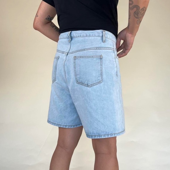 Oak + Fort cross Cross Jean Shorts - Picture 2 of 3